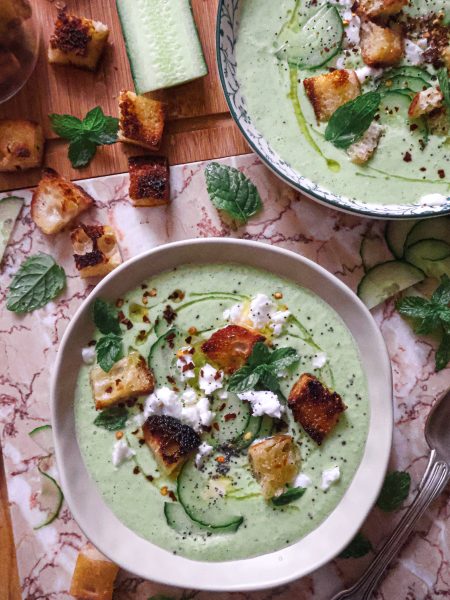 Gaspacho Vegan Concombre & Feta