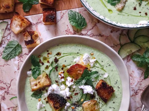 Gaspacho Vegan Concombre & Feta
