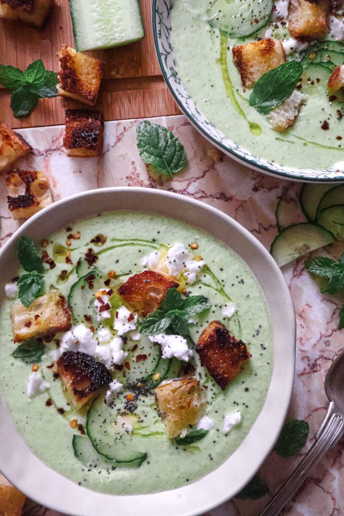 Gaspacho Vegan Concombre & Feta