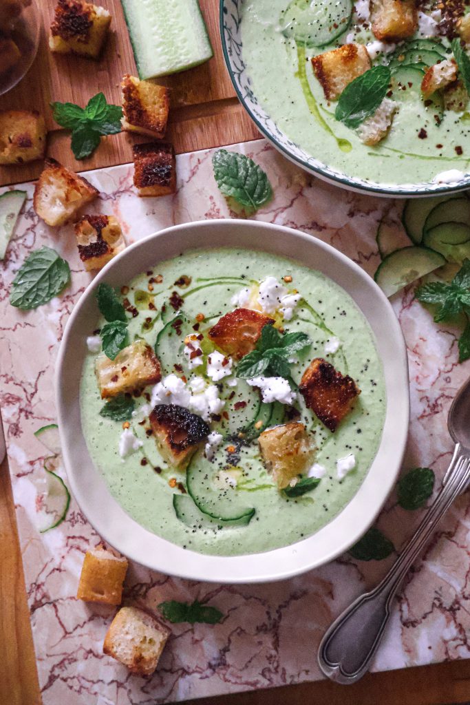 Gaspacho Vegan Concombre & Feta