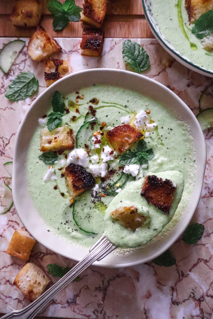 Gaspacho Vegan Concombre & Feta