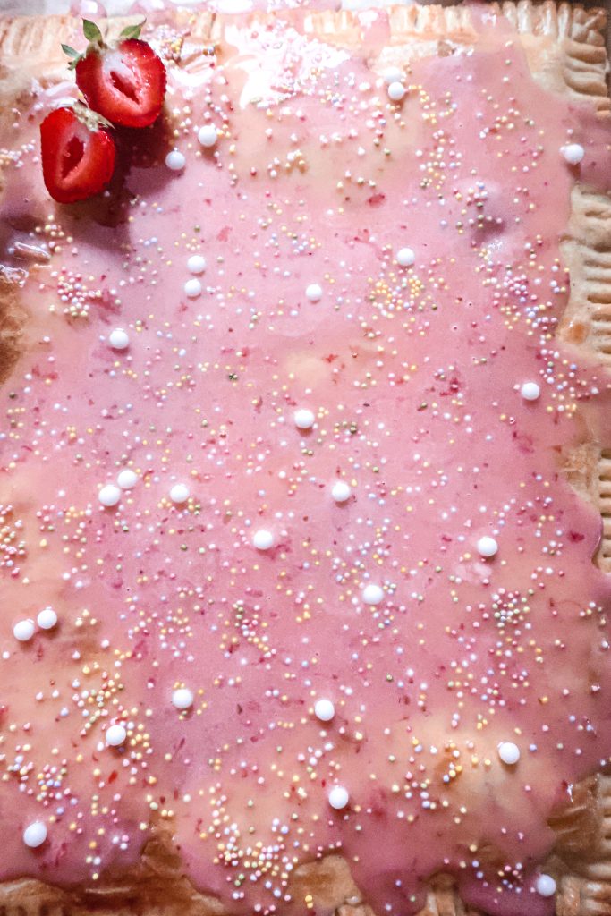 Pop Tart Géante Vegan aux Fraises