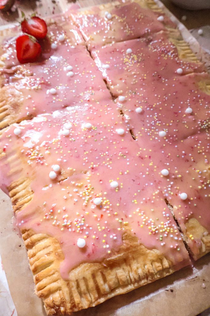 Pop Tart Géante Vegan aux Fraises