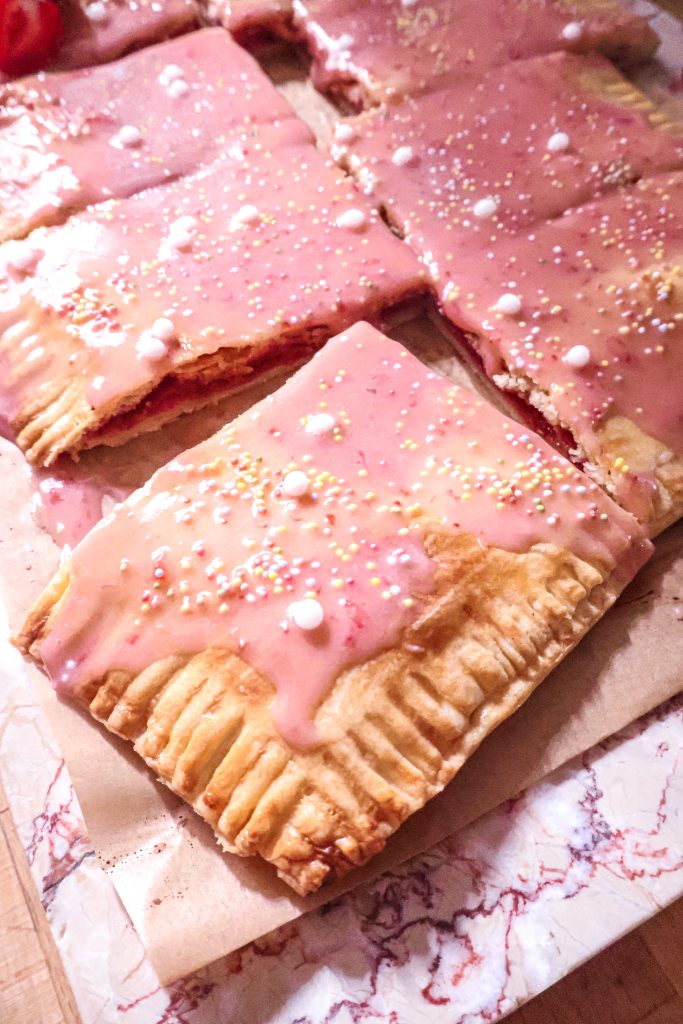 Pop Tart Géante Vegan aux Fraises