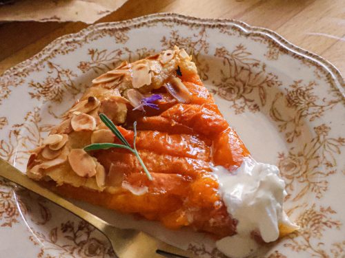 Galette Rustique Vegan Abricots et Amandes