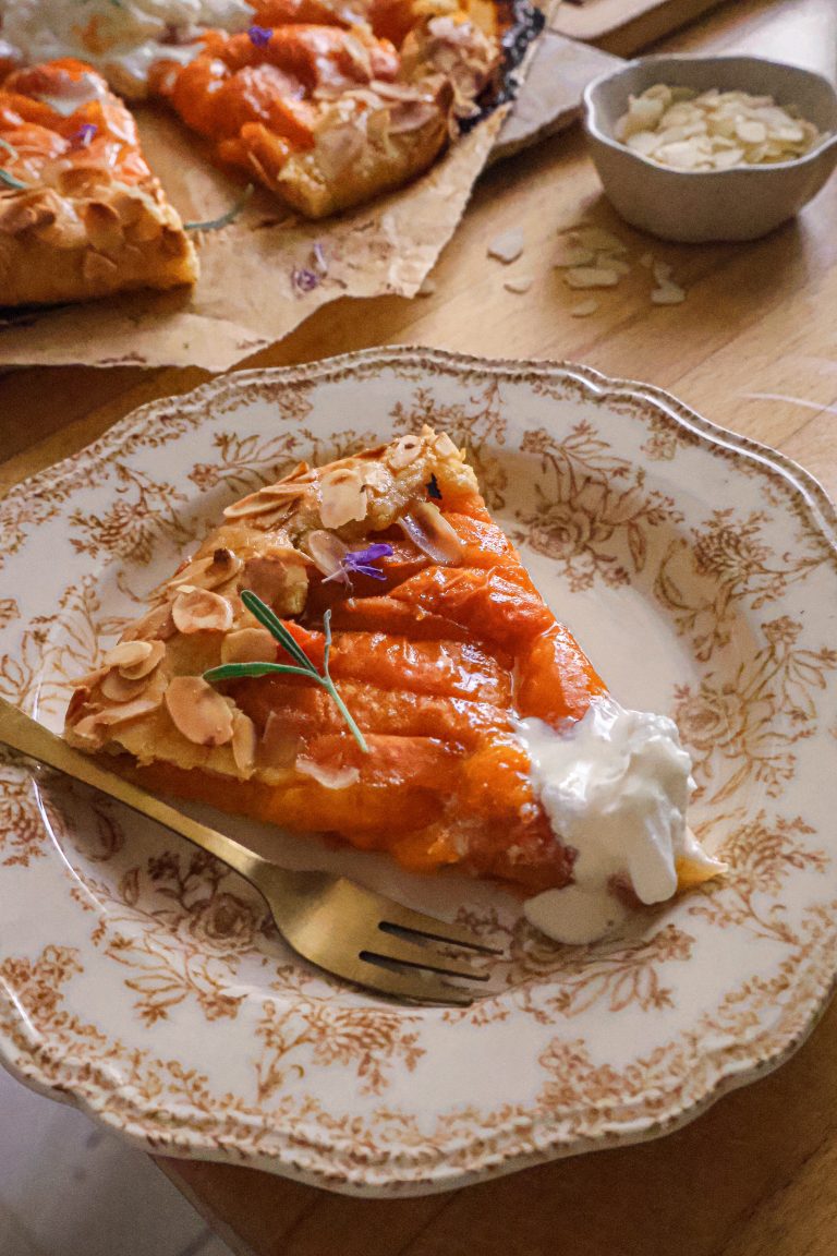 Galette Rustique Vegan Abricots et Amandes