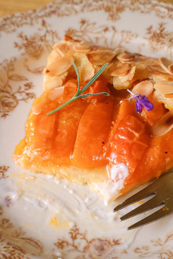 Galette Rustique Vegan Abricots et Amandes
