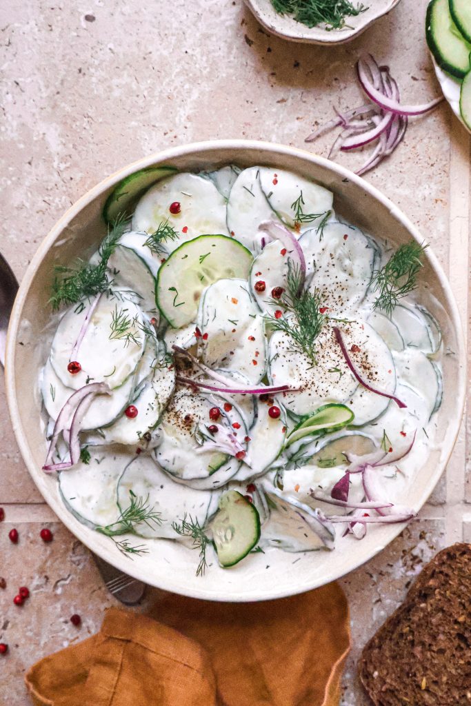 Concombre à la Crème Vegan