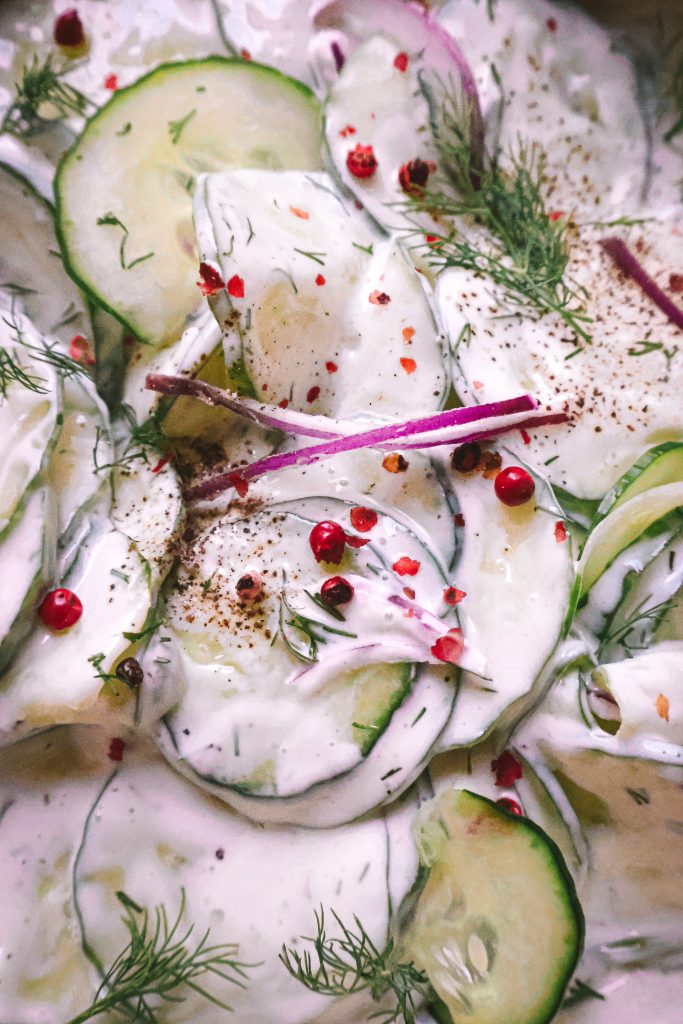 Concombre à la Crème Vegan