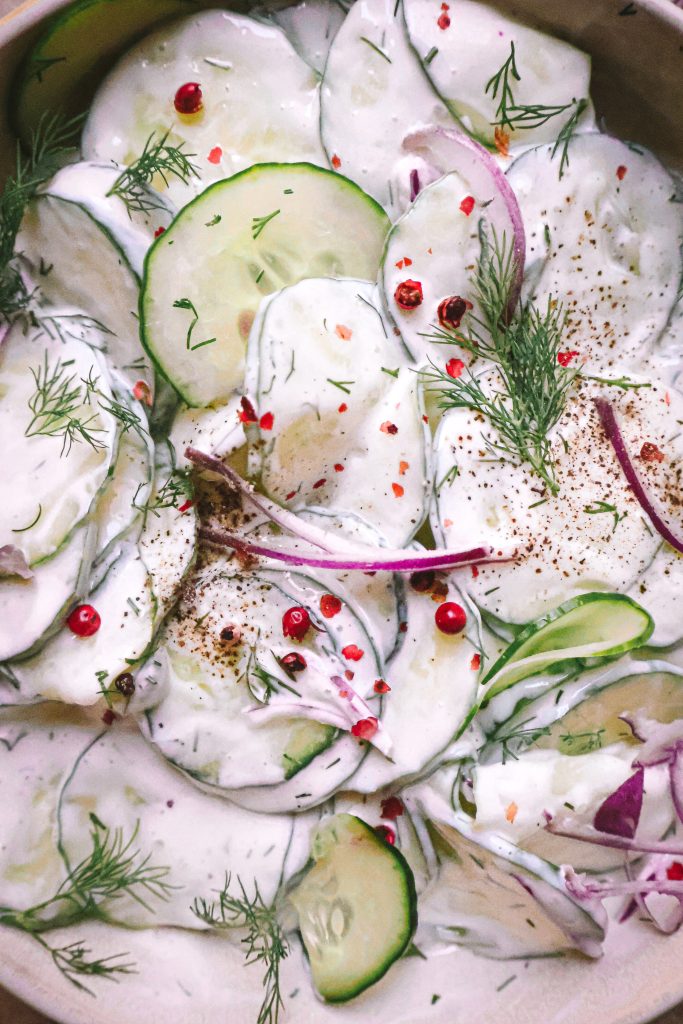 Concombre à la Crème Vegan