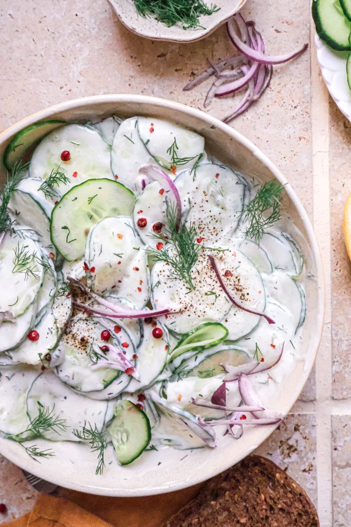 Concombre à la Crème Vegan