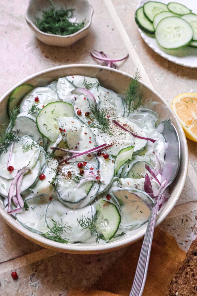 Concombre à la Crème Vegan
