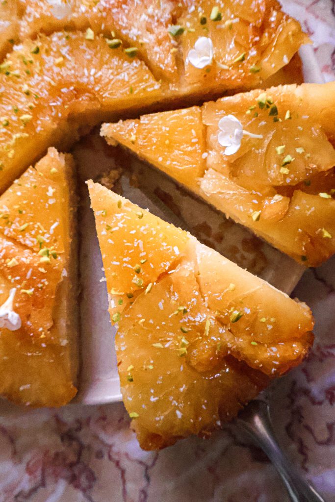 Gâteau Renversé Vegan à l'Ananas