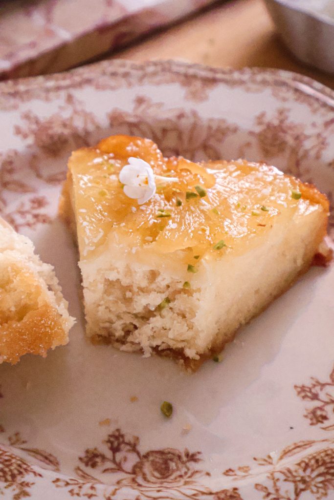 Gâteau Renversé Vegan à l'Ananas