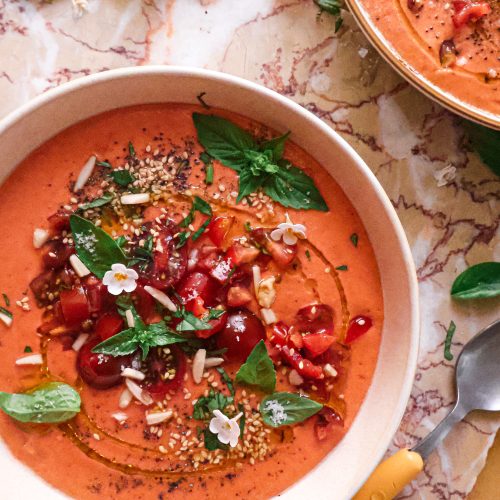 Gaspacho de Tomates et Tomates Séchées