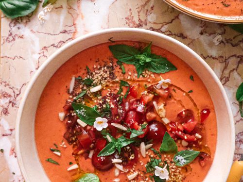 Gaspacho de Tomates et Tomates Séchées