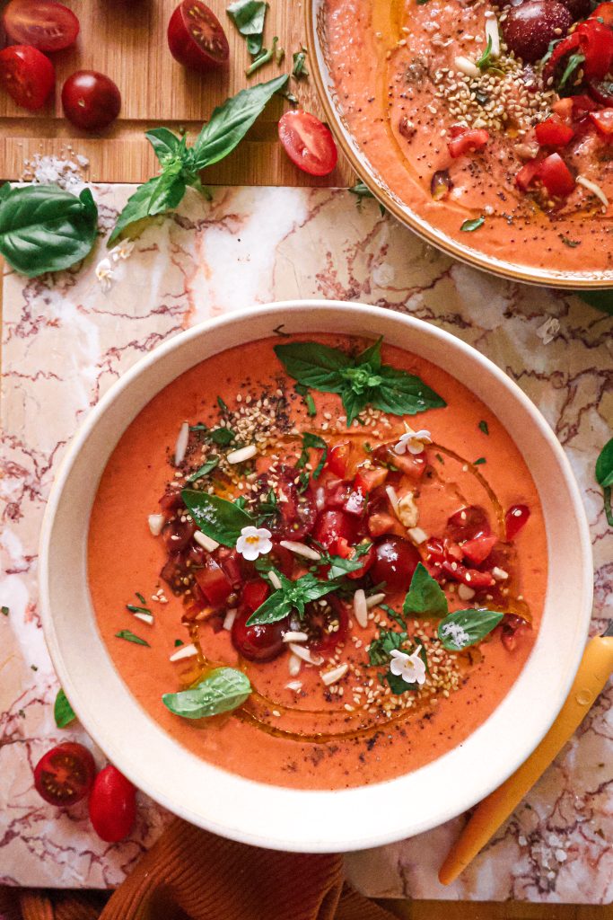 Gaspacho de Tomates et Tomates Séchées