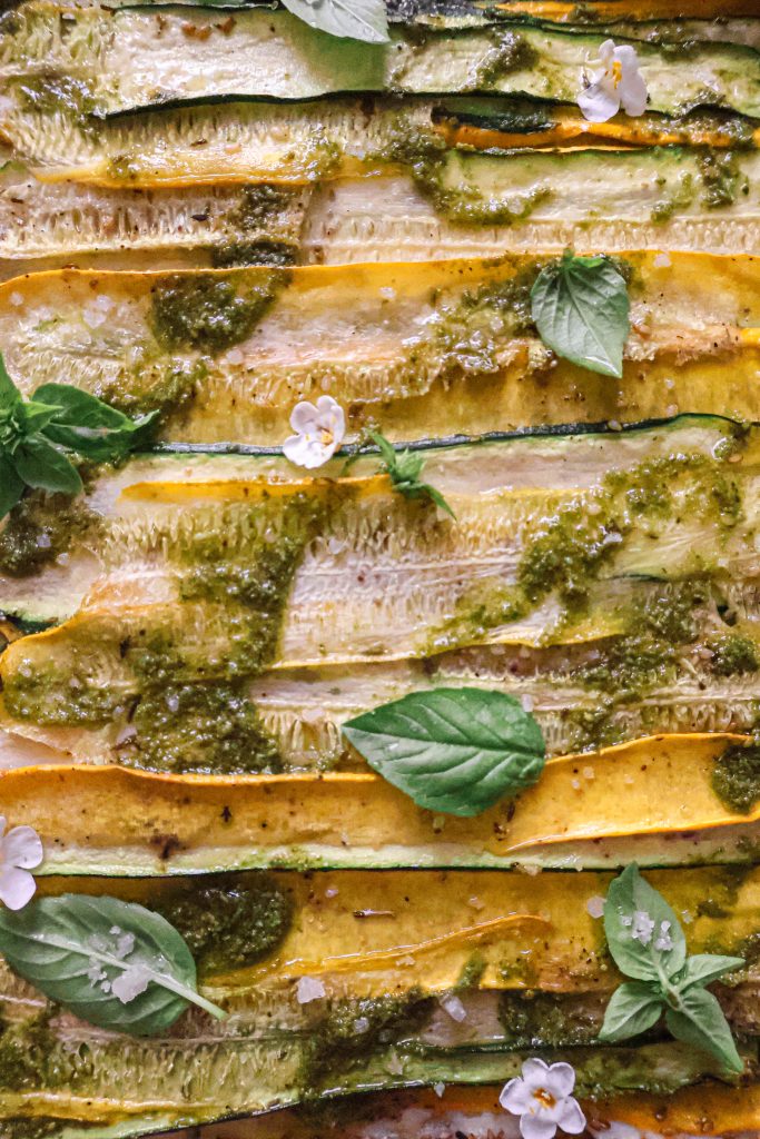 Tarte Salée Courgettes et Tartare Vegan