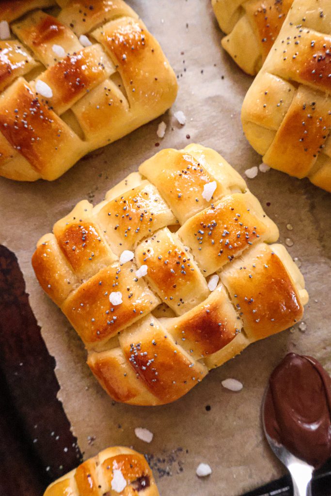Briochettes Vegan Fourrées à la Pâte à Tartiner Vegan