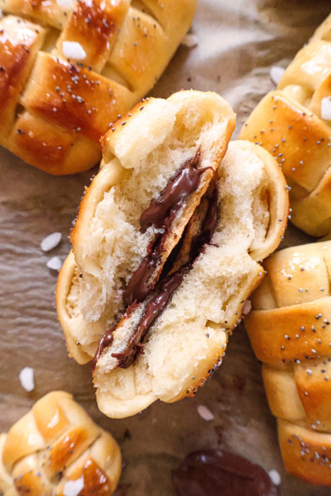 Briochettes Vegan Fourrées à la Pâte à Tartiner Vegan