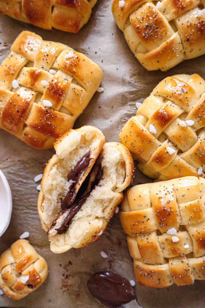Briochettes Vegan Fourrées à la Pâte à Tartiner Vegan