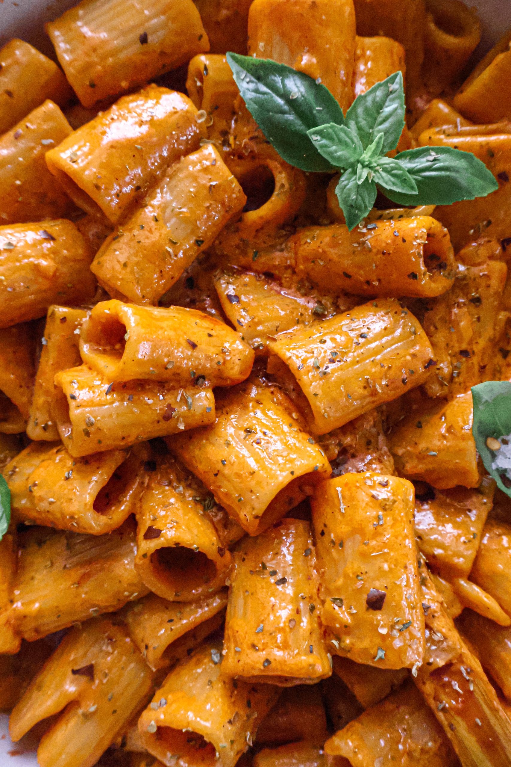 Pâtes Crémeuses Vegan Tomate et Paprika