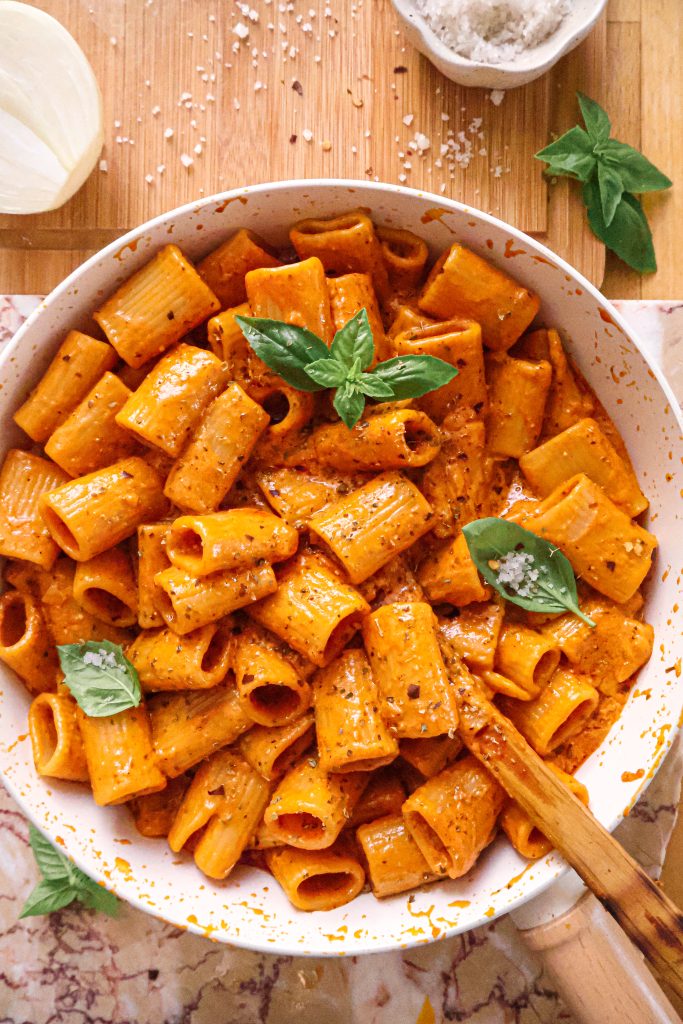 Pâtes Crémeuses Vegan Tomate et Paprika
