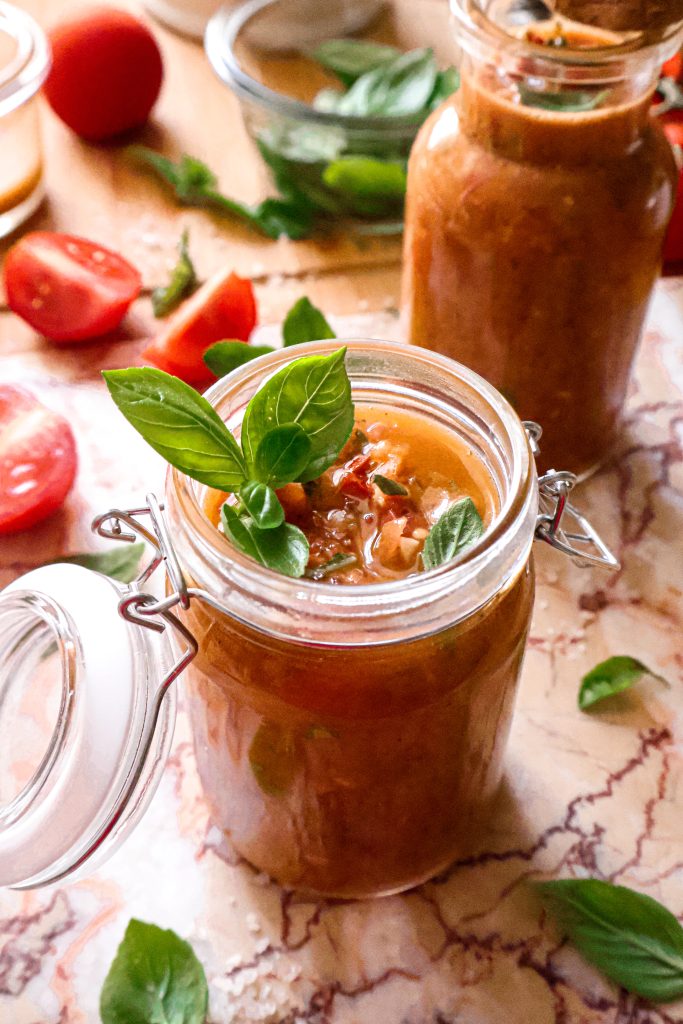 Vinaigrette Tomate et Basilic