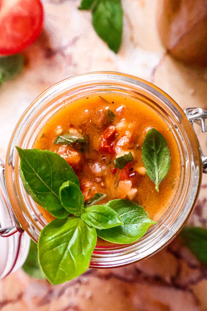 Vinaigrette Tomate et Basilic