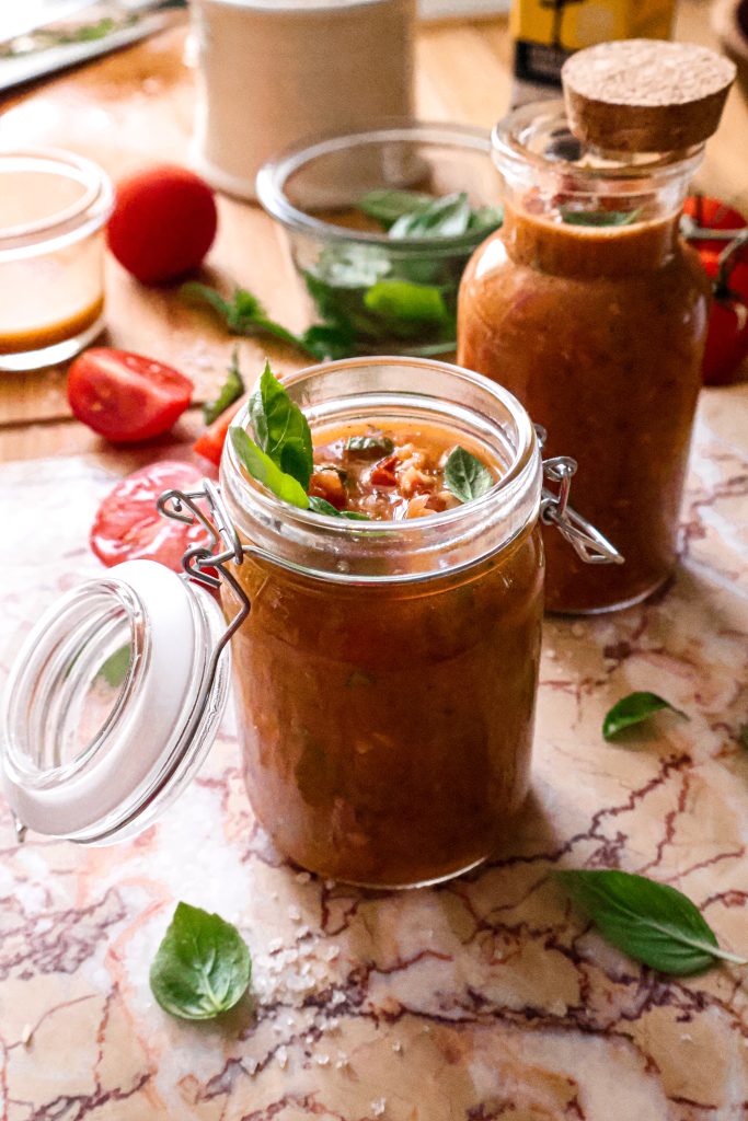 Vinaigrette Tomate et Basilic