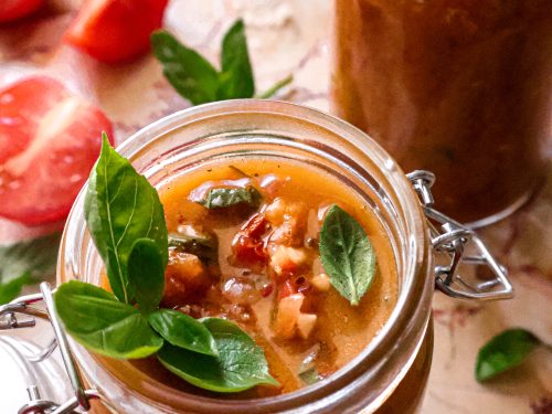 Vinaigrette Tomate et Basilic