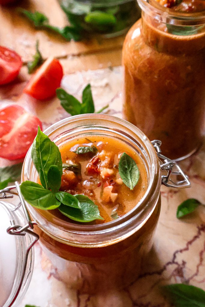 Vinaigrette Tomate et Basilic