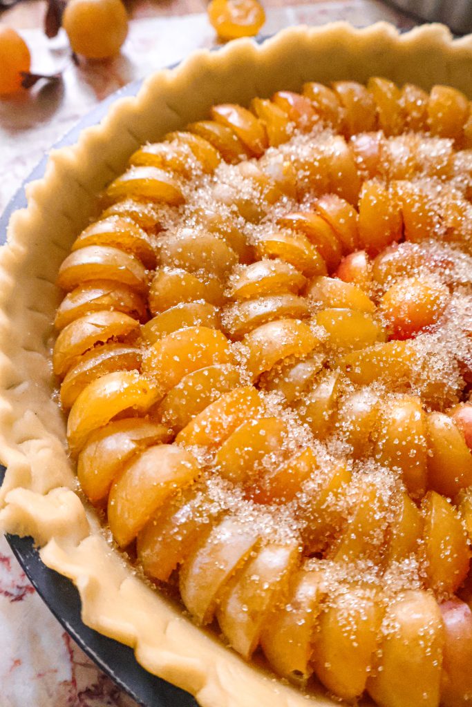 Tarte Vegan aux Mirabelles