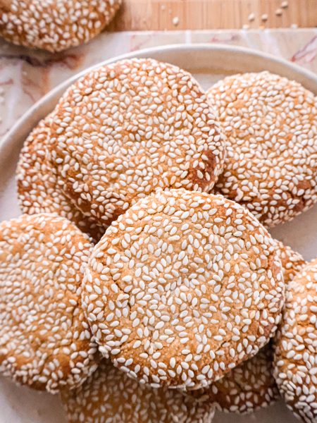 Biscuits Vegan, Sans Gluten au Sésame