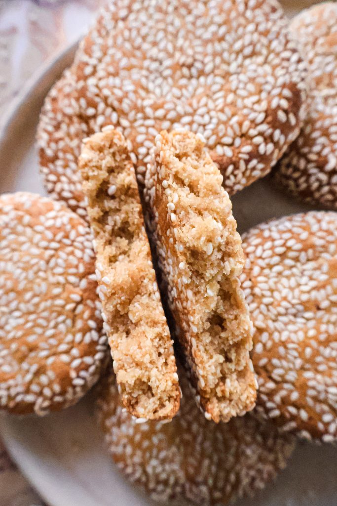 Biscuits Vegan, Sans Gluten au Sésame
