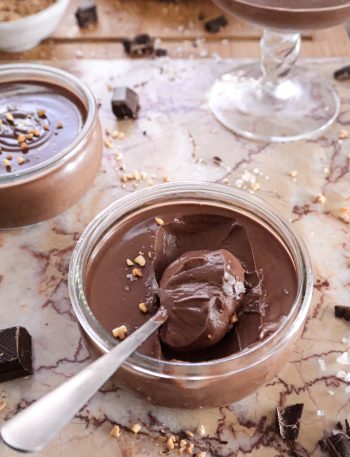 Pots de Crème Vegan au Chocolat - 2 Ingrédients