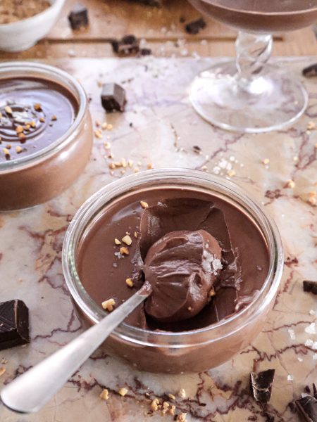 Pots de Crème Vegan au Chocolat - 2 Ingrédients