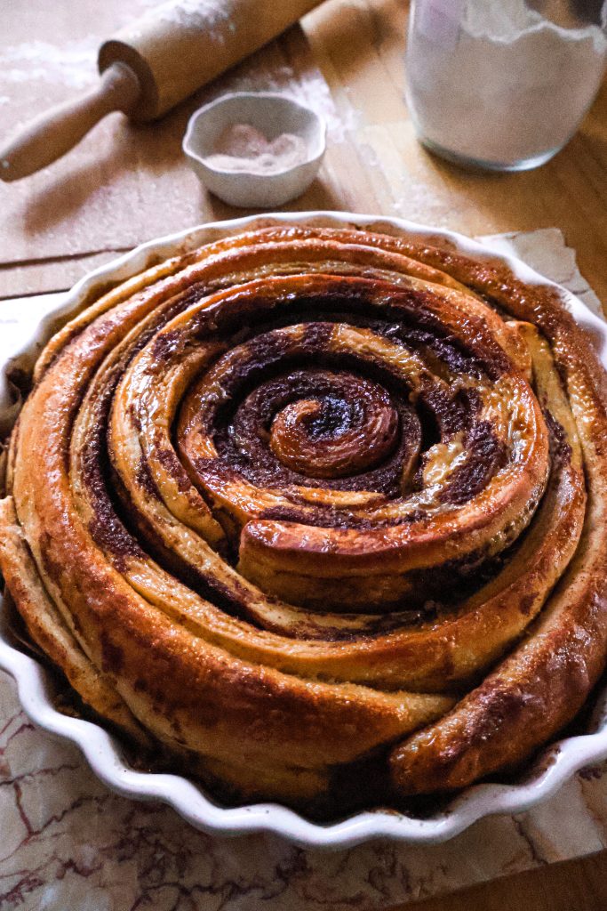 Roulé à la Cannelle Géant et Vegan
