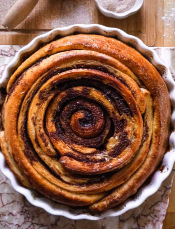 Roulé à la Cannelle Géant et Vegan