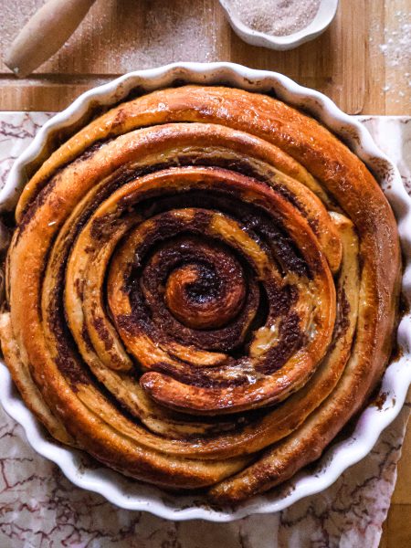 Roulé à la Cannelle Géant et Vegan