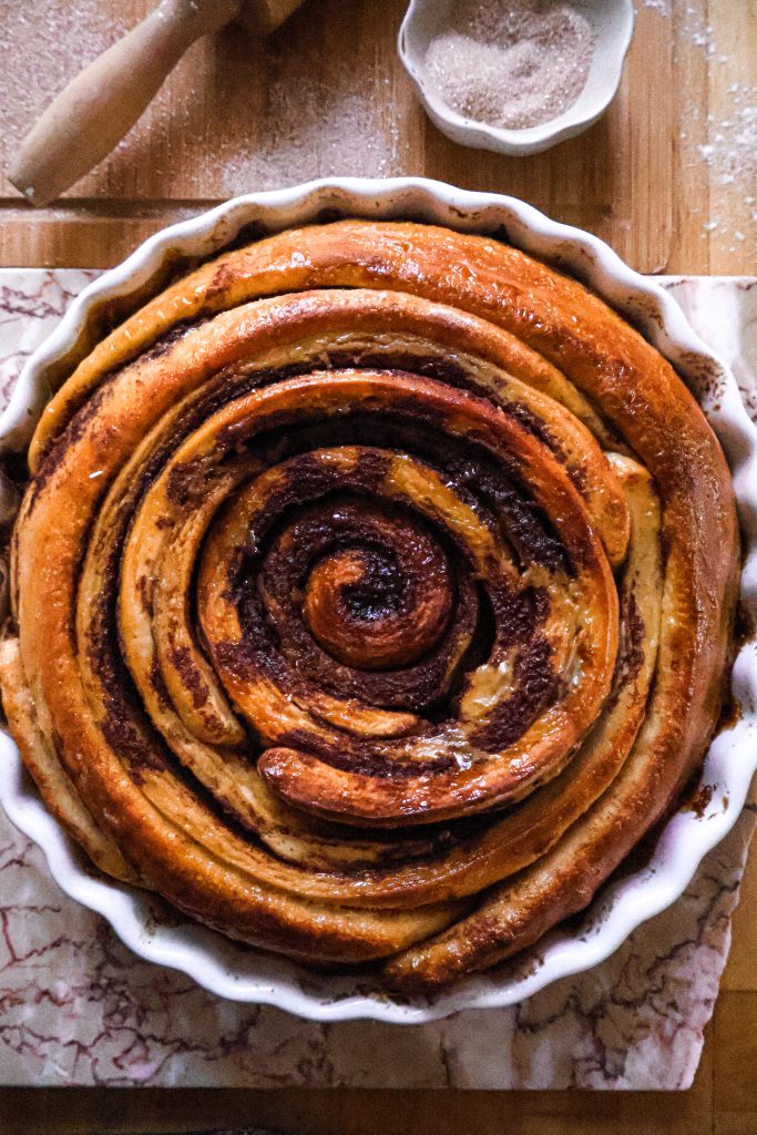 Roulé à la Cannelle Géant et Vegan