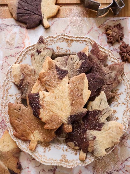 Biscuits Vegan Marbrés Feuilles d’Automne