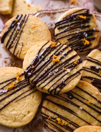 Biscuits Vegan au Zeste d'Orange et Chocolat