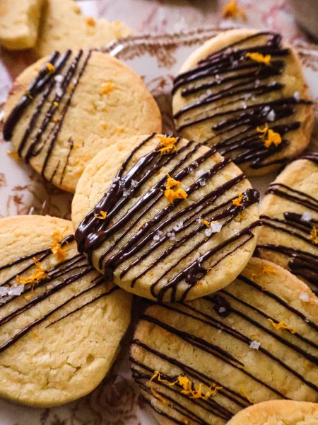 Biscuits Vegan au Zeste d'Orange et Chocolat