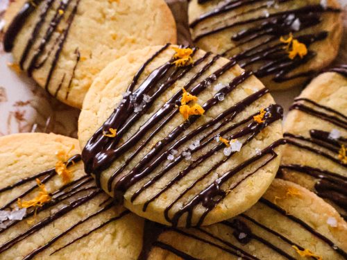 Biscuits Vegan au Zeste d'Orange et Chocolat