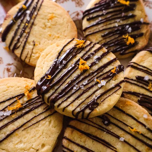 Biscuits Vegan au Zeste d'Orange et Chocolat