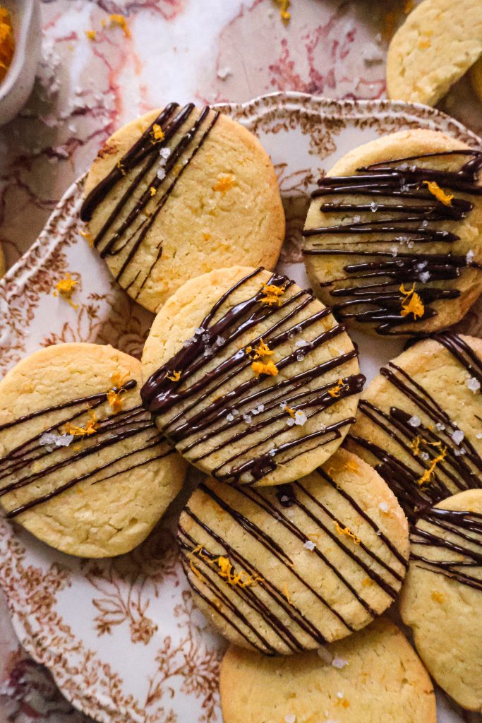 Biscuits Vegan au Zeste d'Orange et Chocolat