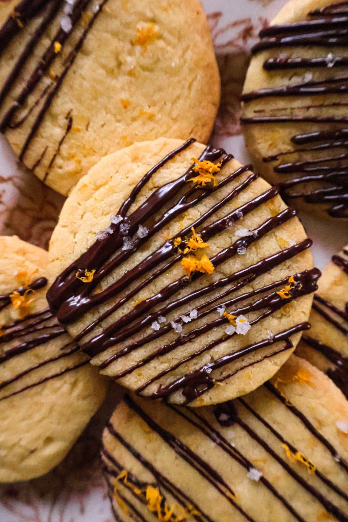 Biscuits Vegan au Zeste d'Orange et Chocolat