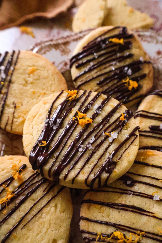 Biscuits Vegan au Zeste d'Orange et Chocolat