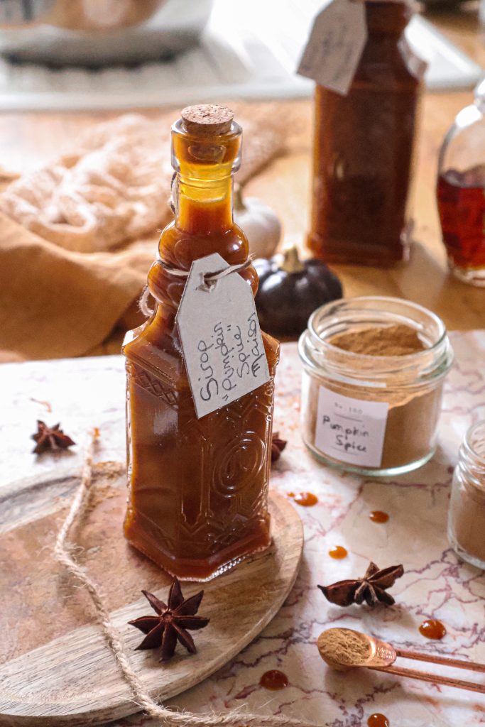 Sirop Pumpkin Spice Maison